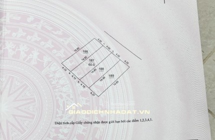 CHÍNH CHỦ BÁN GẤP ĐẤT THỔ CƯ SẴN SỔ TẠI ĐẠI MẠCH-ĐÔNG ANH